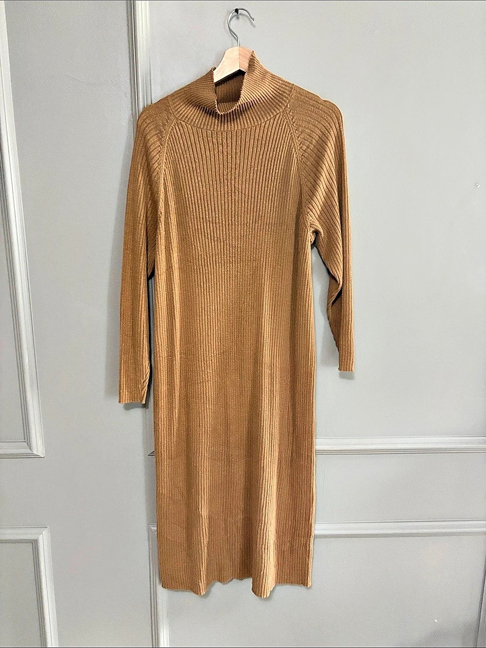 FP Beach Ribbed Maxi Dress in Brown Size XS Like New